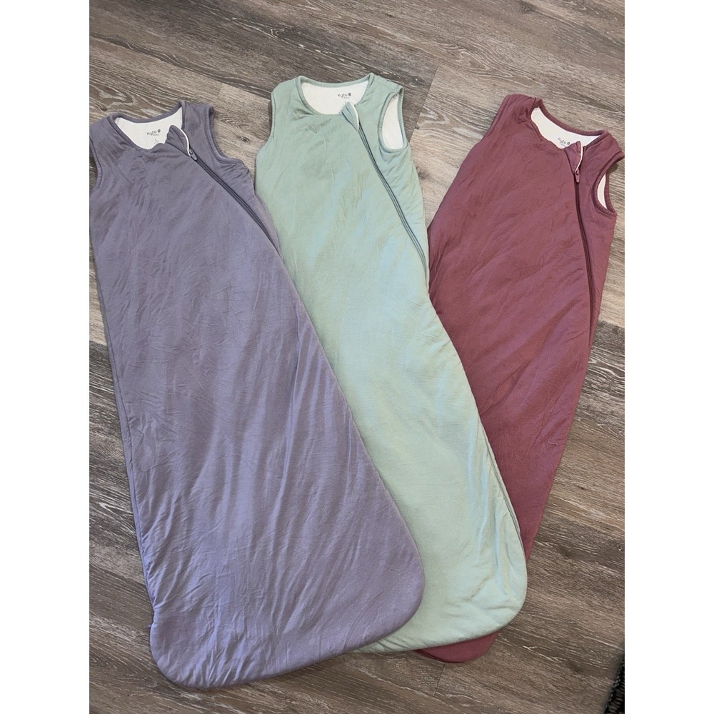 LOT OF 3 KYTE BABY SLEEP SACK large 2.5 TOG Good Condition!